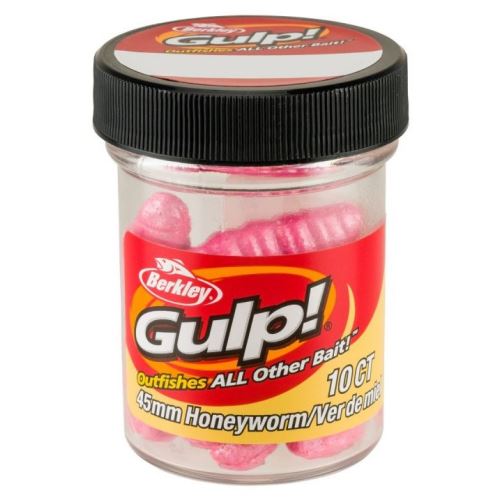 Berkley Umelé Nástrahy Gulp Honey Worm-Bubble Gum 4,5 cm