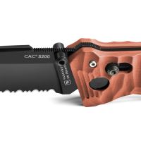 TB Outdoor Zatvárací Nôž CAC S200 French Army G10 Kombinované Ostrie Coral (1)