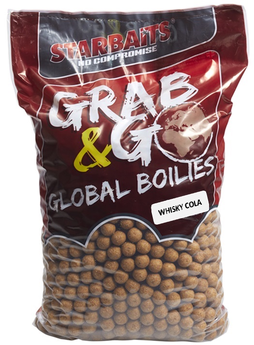 Starbaits boilies g&g global whisky cola - 5 kg 14 mm