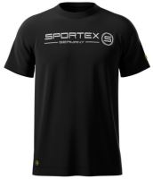 Sportex Rybárske Tričko T-Shirt Čierne s Logom - M