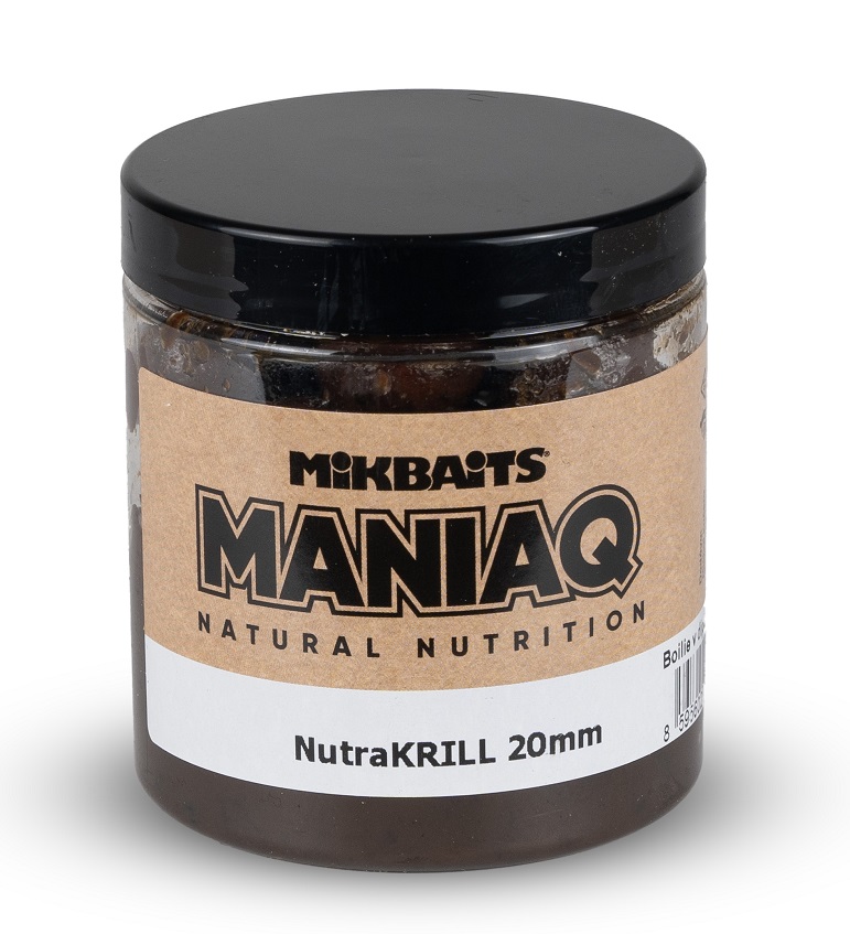 Mikbaits boilie v dipe maniaq nutrakrill 250 ml - 24 mm