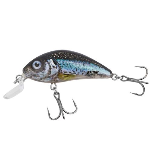 Salmo Wobler Rattlin Hornet Shallow Runner Clear Holo Smelt