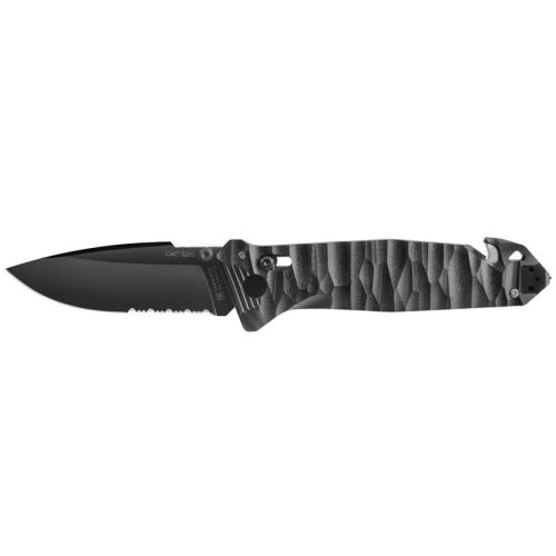 TB Outdoor Zatvárací Nôž CAC S200 French Army G10 Kombinované Ostrie Black