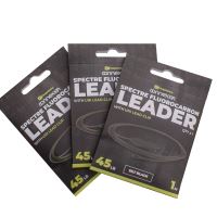 RidgeMonkey Montáž Spectre FLuorocarbon Uni Lead Clip Leader 45 lb - Silt Black