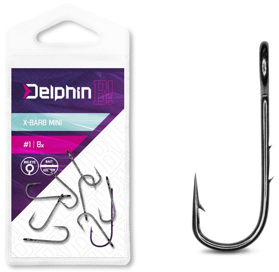 Delphin háčiky na čeburašku b! x-barb mini 8 ks - 4