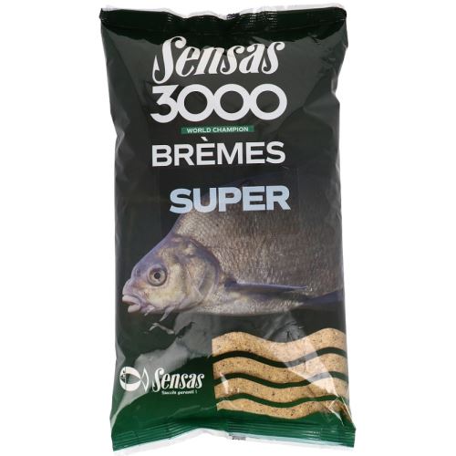 Sensas Kŕmenie 3000 Super Bremes (Cajn) 1 kg