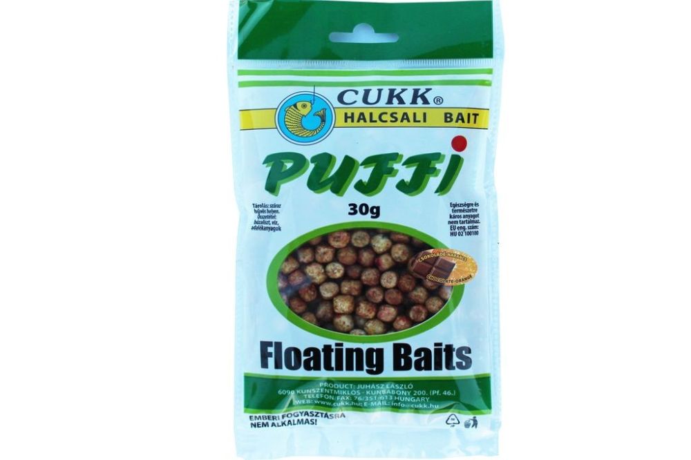 Cukk puffi small 30g 8mm - 12mm - čokoláda pomaranč