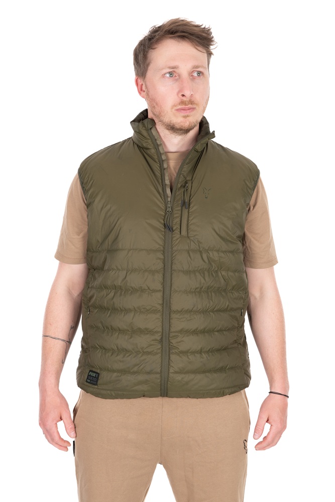 Fox vesta olive quilted 100 gilet - m.