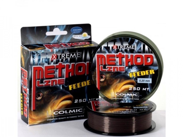 Colmic vlasec method feeder brown 250 m-priemer 0,20 mm / nosnosť 4,7 kg