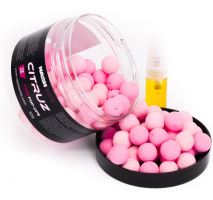 Nash Plávajúce boilies Citruz Pop Ups pink + 3 ml spray-12 mm