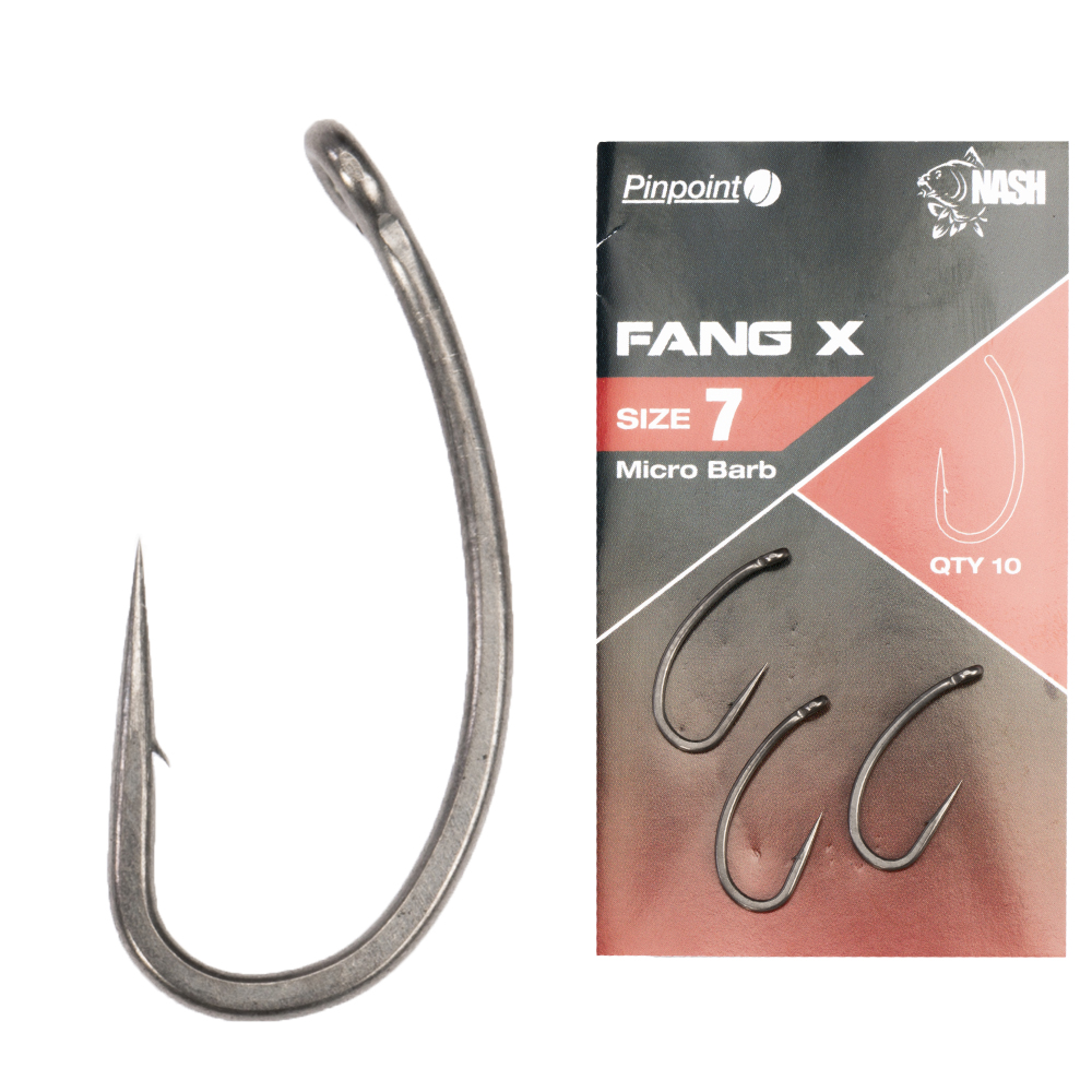 Nash háčiky pinpoint fang x micro barbed-veľkosť 8