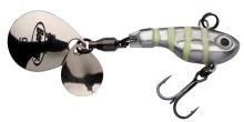 Berkley Nástraha Pulse Spintaol Glow Silver Zebra - 7,5 cm 21 g