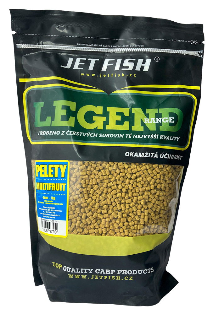 Jet fish pelety legend range multifruit 1 kg - 4 mm-1 kg - 4 mm