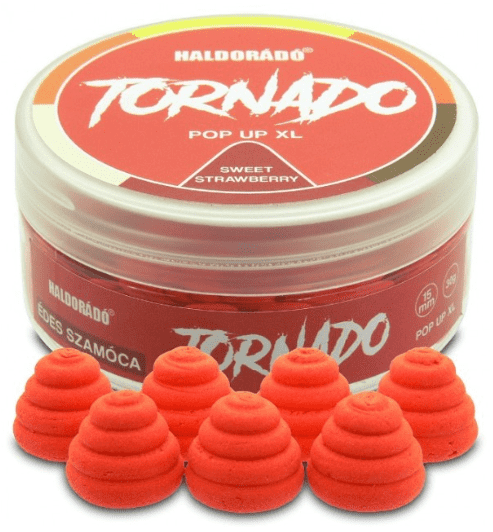 E-shop Haldorádó plávajúce boilie pop-up tornado xl 30 g 15 mm - sladká jahoda