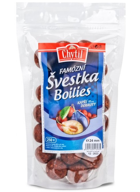 Chytil boilies famózna slivka - 24 mm 250 g