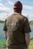Korda Tričko Compass Tee Dark Olive (5)
