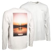 Nash Tričko Make It Happen Sunset Long Sleeve T-Shirt Ecru - XXL