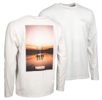 Nash Tričko Make It Happen Sunset Long Sleeve T-Shirt Ecru - XXXL