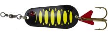 Dam Blyskáč Effzett Standard Spoon UV Fluo Yellow Black - 4,5 cm 16 g