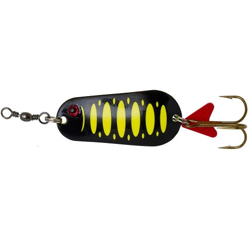 Dam Blyskáč Effzett Standard Spoon UV Fluo Yellow Black - 10 cm 60 g