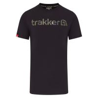 Trakker Tričko CR Logo T-Shirt Black Camo - L
