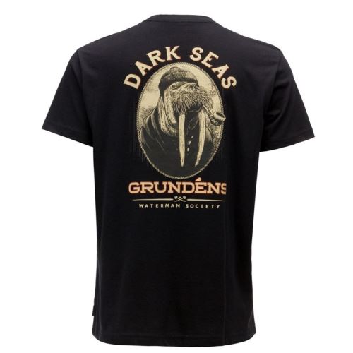 Grundéns Tričko Dark Seas X Grundens Seaworthy SS T-Shirt Black