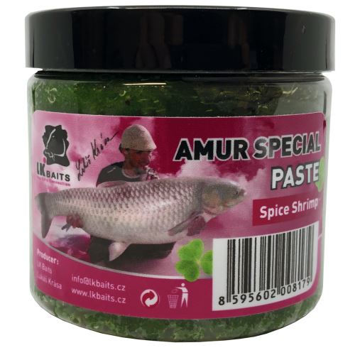 LK Baits Boilie Paste Amur Special Spice Shrimp 200 ml