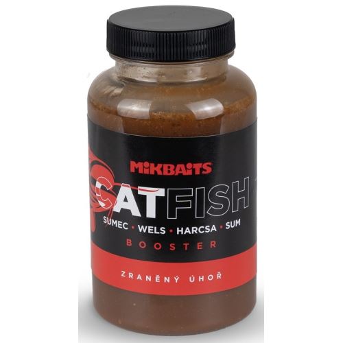 Mikbaits Booster Catfish Zranený Úhor 250 ml