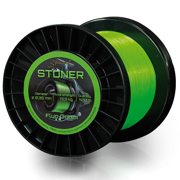 Sportcarp vlasec stoner fluo green-priemer 0,28 mm / nosnosť 8,1 kg / návin 1750 m