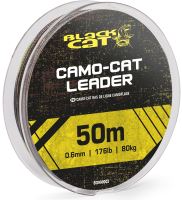 Black Cat Splietaná Náväzcová Šnúra Camo-Cat Leader 50 m - 1 mm 160 kg