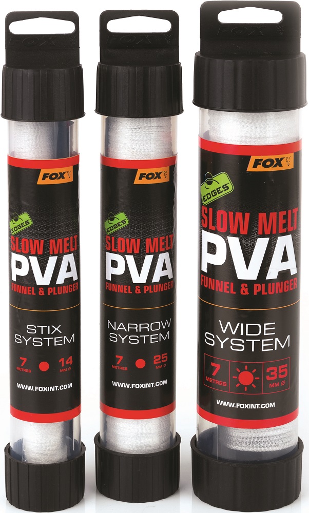 Fox pva pančucha edges slow melt pva mesh system 7 m-35 mm