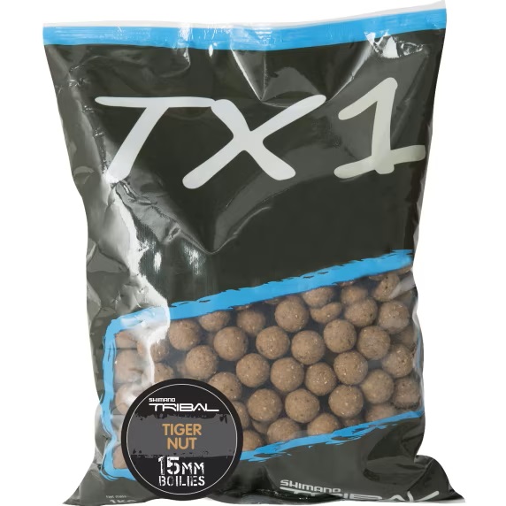 Shimano boilie tx1 tiger nut - 1 kg 20 mm