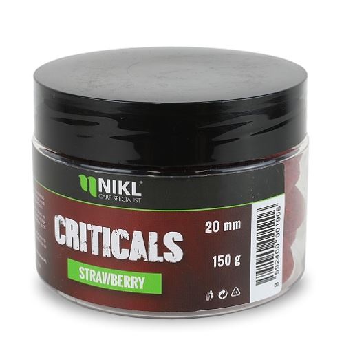Nikl Criticals boilie Strawberry 150 g