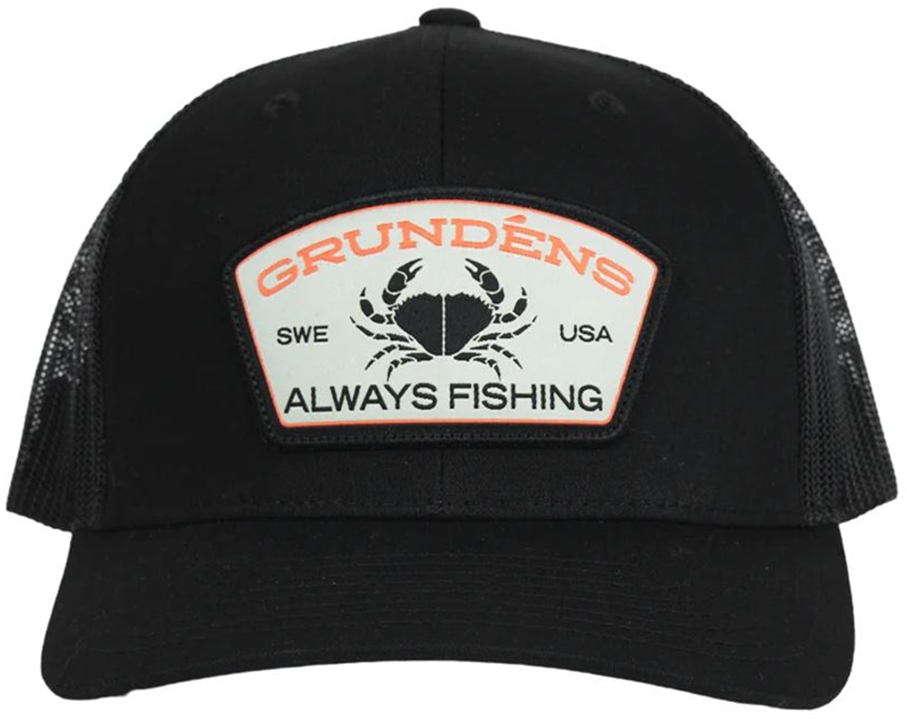 Grundéns šiltovka always fishing trucker čierna