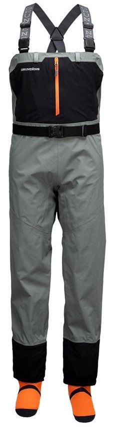 E-shop Grundéns prsačky men´s bedrock stockingfoot wader sagebrush - medium 9-11
