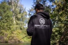 Sportex Rybárska Mikina s Kapucňou Čierna (4)