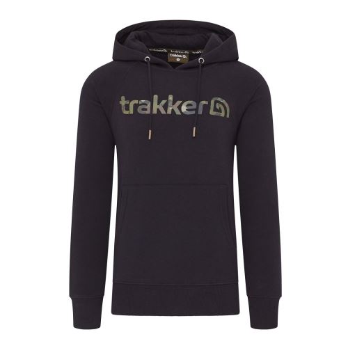 Trakker Mikina CR Logo Hoody Black Camo