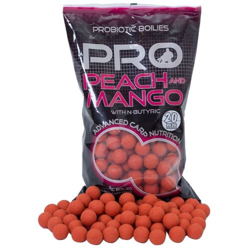 Starbaits Boilie Probiotic Peach Mango + N-Butyric