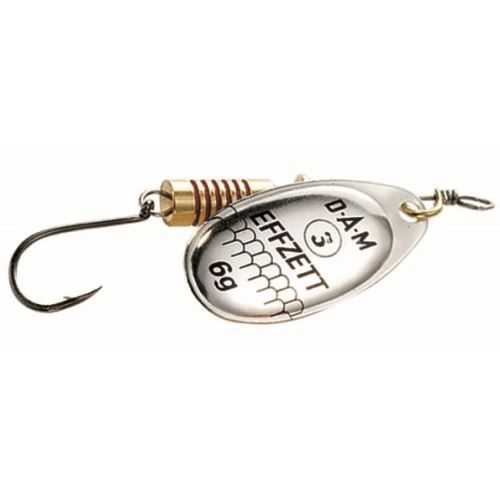 Dam Blyskáč Effzett Spinner With Single Hooks Sinking Silver