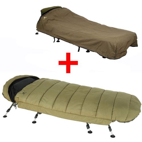 Giants Fishing Spací Vak 5 Season Extreme XS Sleeping Bag + Prehoz
