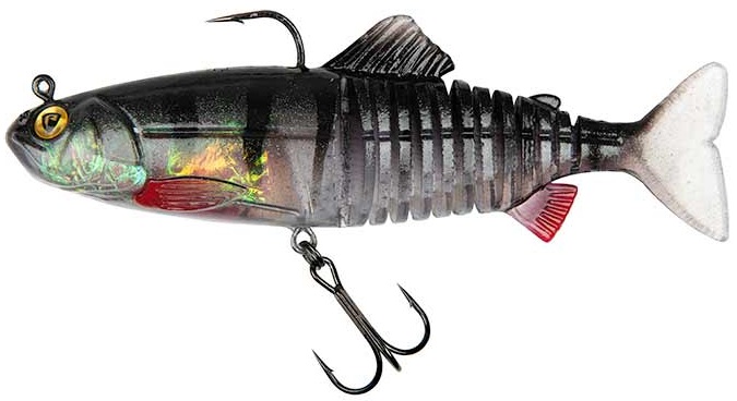 Fox rage gumová nástraha replicant jointed uv young perch  - 20 cm 120 g