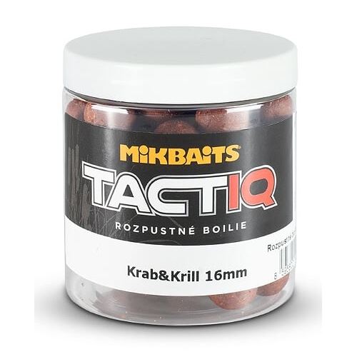 Mikbaits Rozpustné Boilies Tactiq Krab Krill 250 ml