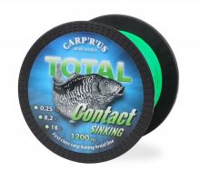 Carp´R´Us Splietaná šnúra Total Contact Sinking Green 0,25 mm 8,2 kg