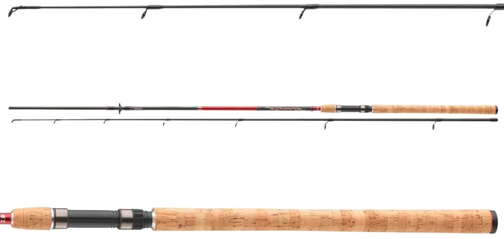Daiwa prút sweepfire spin 2,7 m 30-70 g 2 diely.
 Tieto prúty Sweepfire Spinning, vybavené očkami z oxidu hliníka, príjemnou korkovou rukoväťou a sviežim dizajnom, sú k dispozícii s úplne skvelým pomerom ceny a výkonu