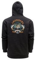 Grundéns Mikina Displacement DWR Hoodie Tuna Tattoo Black