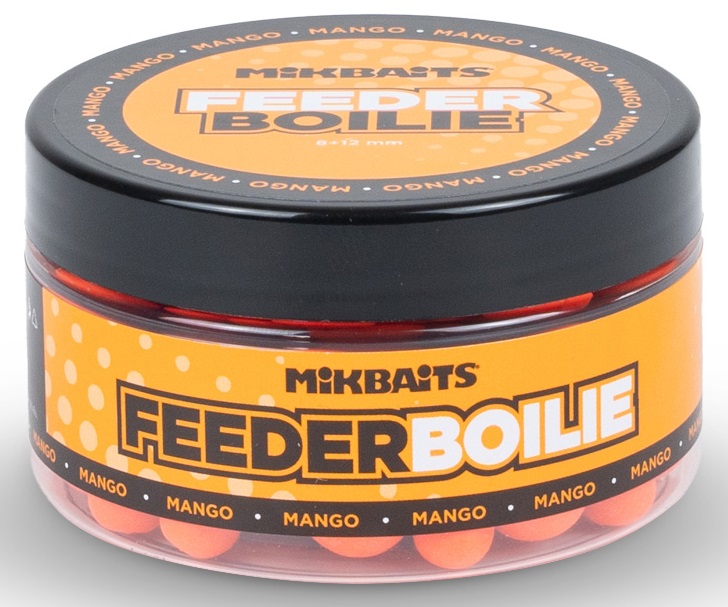 Mikbaits feeder boilie 100 ml 8-12 mm - mango