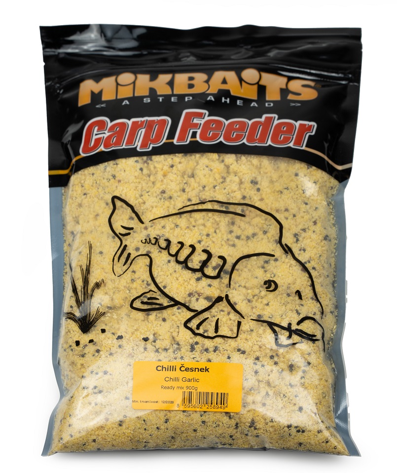 E-shop Mikbaits vlhčený ready mix 900 g - chilli cesnak