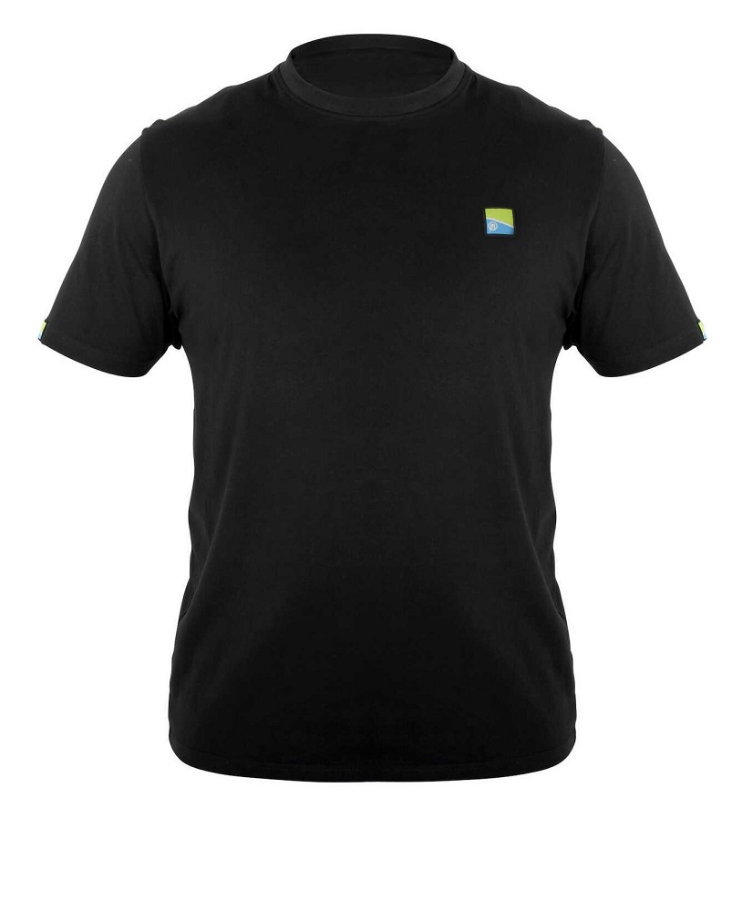 Preston innovations tričko lightweight black t-shirt - m