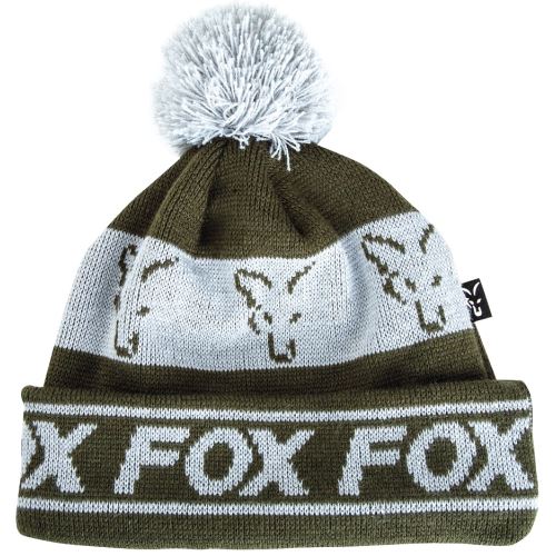 Fox Čiapka Green Silver Lined Bobble