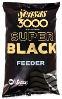 Sensas kŕmenie 3000 SUPER BLACK 1kg-Feeder